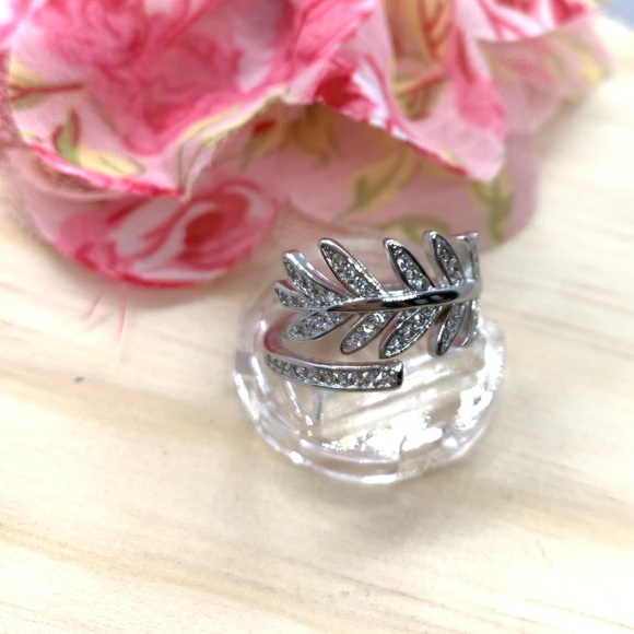 Silver CZ Resizable Ring - Picture 7 of 8